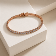 Blush Spark Tennis Bracelet