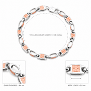 Rose Link Minimal Chain Bracelet