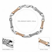 Premium Dual Tone Bracelet