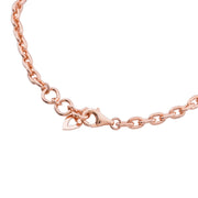 Rose Gold Knot Open Bracelet