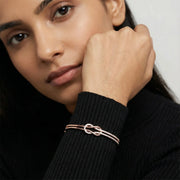Rose Gold Infinity Sparkle Bracelet