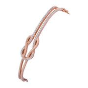 Rose Gold Infinity Sparkle Bracelet
