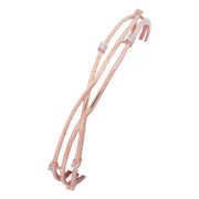Rose Gold Crossover Bracelet | 925 Sterling Silver