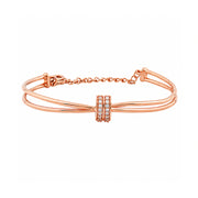 Rose Gold Double Band Bracelet