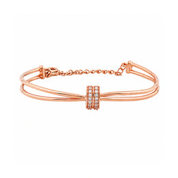Rose Gold Double Band Bracelet