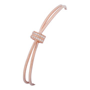 Rose Gold Double Band Bracelet