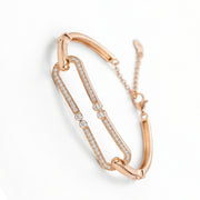 Rose Gold Dual Bar Bracelet