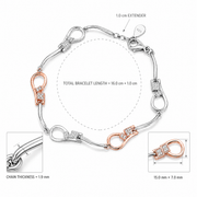 Infinity Link Silver Bracelet