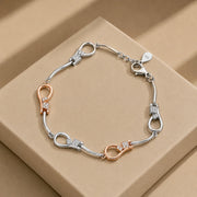 Infinity Link Silver Bracelet