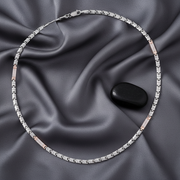 Diamond-Cut 925 Sterling Silver Necklace