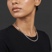 Diamond-Cut 925 Sterling Silver Necklace