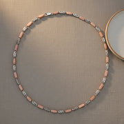 Blush Bead Link Chain