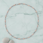 Blush Bead Link Chain