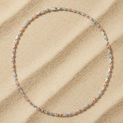 Dual Tone Geometric Link chain