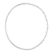 Dual Tone Geometric Link chain