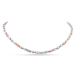 Dual Tone Geometric Link chain