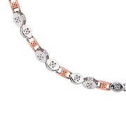 Dual Tone Coin Link chain