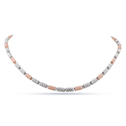 Dual Tone Textured Link Chain