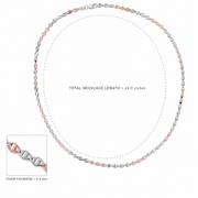 Two Tone Modern Link Chain