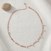 Lustrous Pearl & Sterling Silver Multi-Strand Necklace