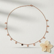 Rose Gold Heart Charm Necklace