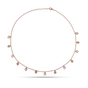 Rose Gold Heart Charm Necklace