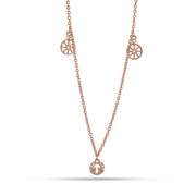 Delicate Charm Drop Chain Necklace