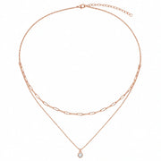 Rose Gold Layered Necklace