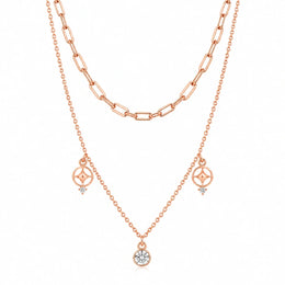 Celestial Layered Charm Necklace