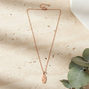 Rose Gold Oval Drop Set