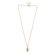 Rose Gold Oval Drop Set
