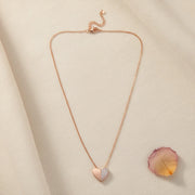 Split Crystal Heart Jewelry Set
