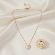 Split Crystal Heart Jewelry Set