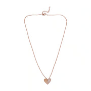 Split Crystal Heart Jewelry Set