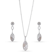 Dual Tone Oval Drop Set