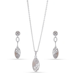 Dual Tone Oval Drop Set