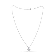 Crystal Butterfly Drop Necklace Set