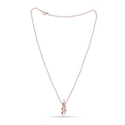 Rose Gold Spiral Crystal Set