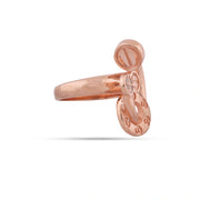 Rose Gold Sculptural Loop Ring