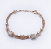 Luxe Rose Gold Sterling Silver Bracelet - 925 Jewelry