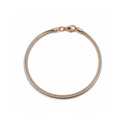 Tricolor Layered Chain Bracelet