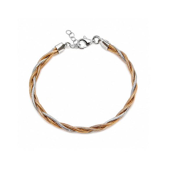 Interwoven Two Tone Bracelet