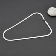 Minimal Fluid Snake Chain Necklace