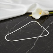 Minimal Fluid Snake Chain Necklace