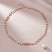 Rose Gold Celestial Star Necklace | 925 Sterling Silver