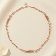 Rose Gold Celestial Star Necklace | 925 Sterling Silver
