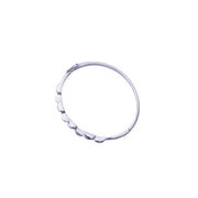 Geometric Crystal Wave Cuff Bracelet