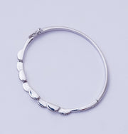 Luxe Silver Pave Bangle Bracelet - 925 Sterling Jewellery