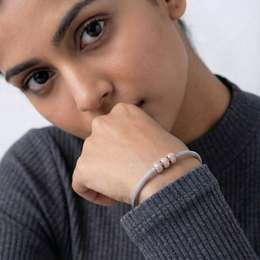 Luxe Mesh & Pavé Sterling Silver Bracelet for Women