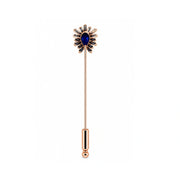 Royal Blue Crystal Statement Brooch